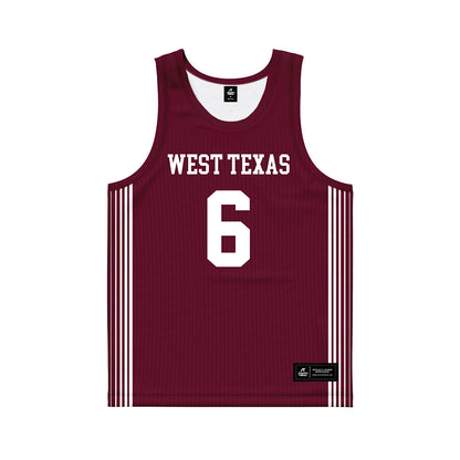 WTAMU - NCAA Men's Basketball : Narit Chotikavanic - Basketball Jersey-0