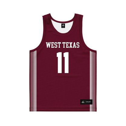 WTAMU - NCAA Men's Basketball : Fontaine Williams - Basketball Jersey-0