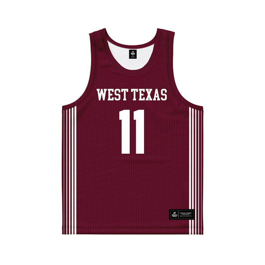 WTAMU - NCAA Men's Basketball : Fontaine Williams - Basketball Jersey-0