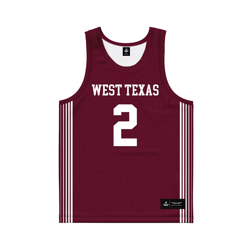 WTAMU - NCAA Men's Basketball : Dyson Riley - Basketball Jersey-0