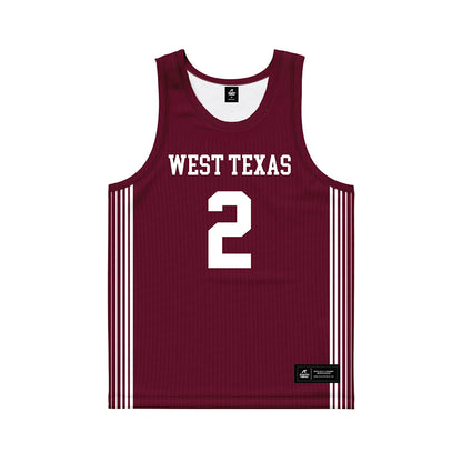 WTAMU - NCAA Men's Basketball : Dyson Riley - Basketball Jersey-0