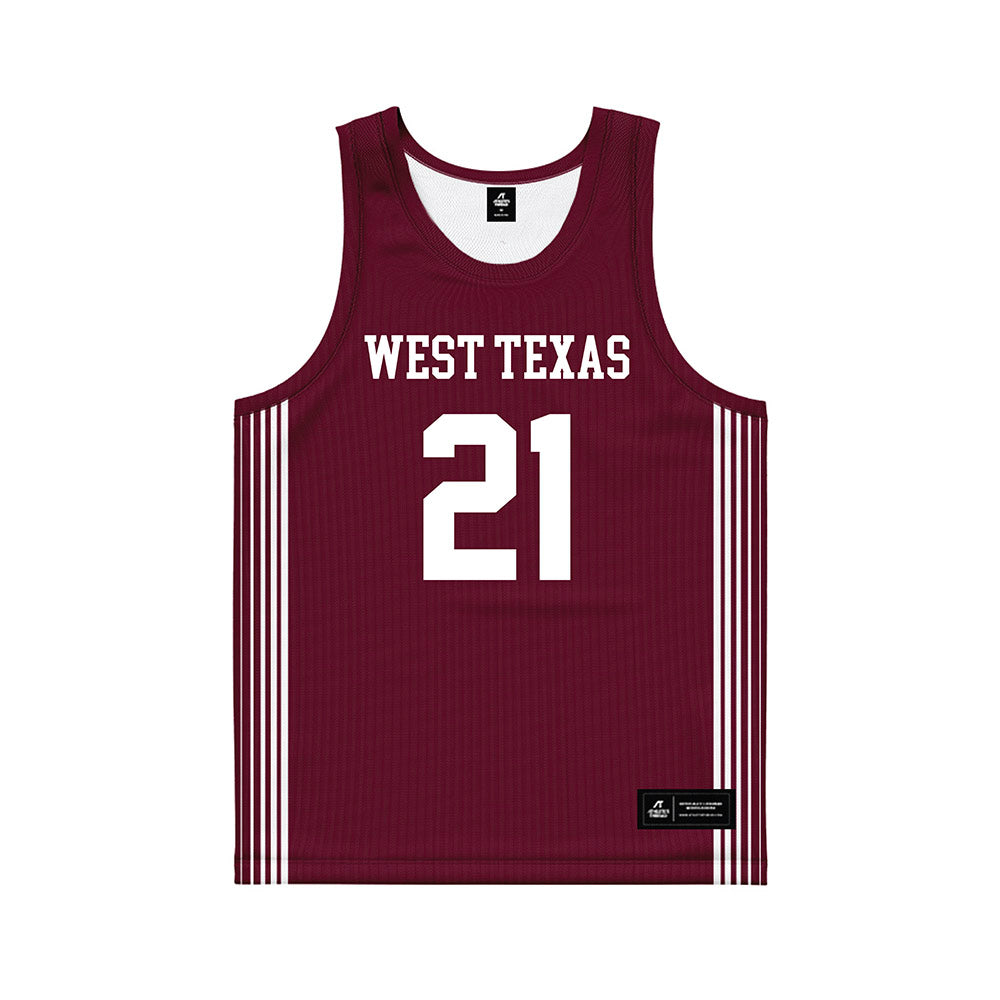 WTAMU - NCAA Men's Basketball : Ahamed Mohammed - Basketball Jersey-0