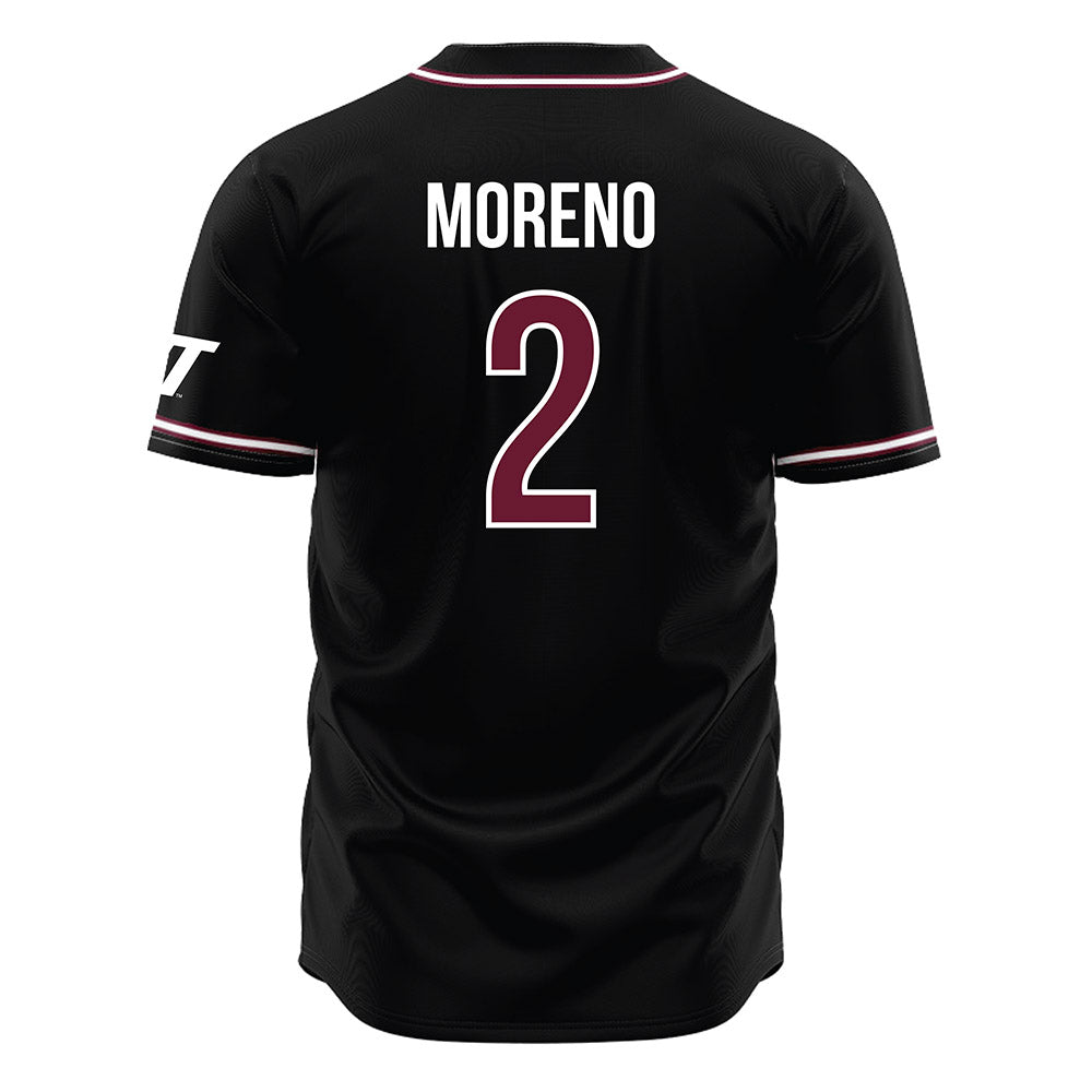 WTAMU - NCAA Softball : Heaven Moreno - Black Jersey-1