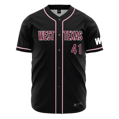 WTAMU - NCAA Softball : Heidi Vortherms - Black Jersey-0