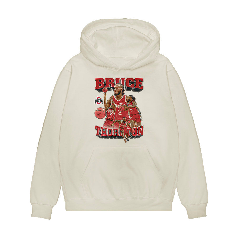 Ohio State - NCAA Men's Basketball : Bruce Thornton - Premium Hooded Sweatshirt-0