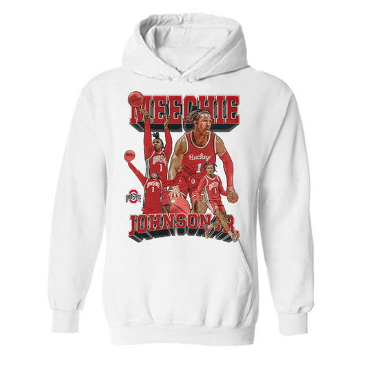 Ohio State - NCAA Men's Basketball : Meechie Johnson - Hooded Sweatshirt-0