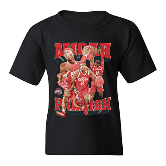 Ohio State - NCAA Men's Basketball : Micah Parrish - Youth T-Shirt-0