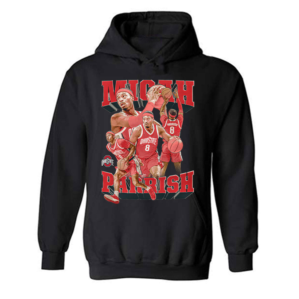 Ohio State - NCAA Men's Basketball : Micah Parrish - Hooded Sweatshirt-0