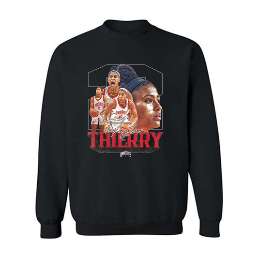 Ohio State - NCAA Women's Basketball : Taylor Thierry - Crewneck Sweatshirt-0