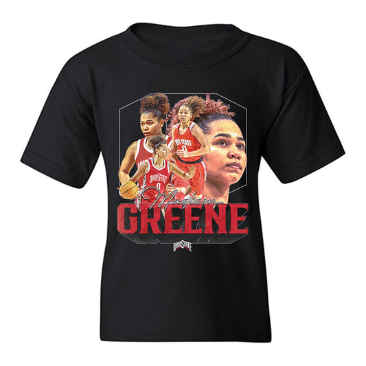 Ohio State - NCAA Women's Basketball : Madison Greene - Youth T-Shirt-0