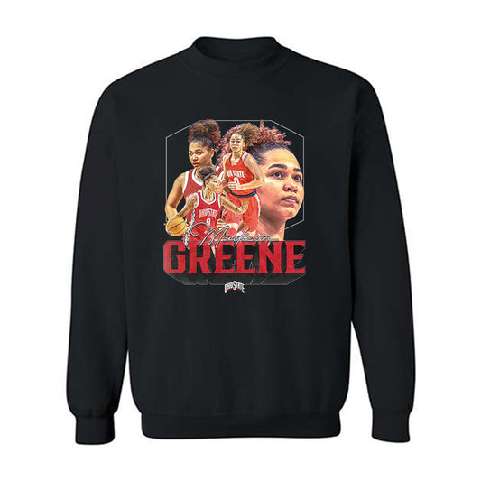 Ohio State - NCAA Women's Basketball : Madison Greene - Crewneck Sweatshirt-0