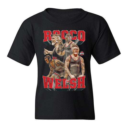 Ohio State - NCAA Wrestling : Rocco Welsh - Youth T-Shirt-0