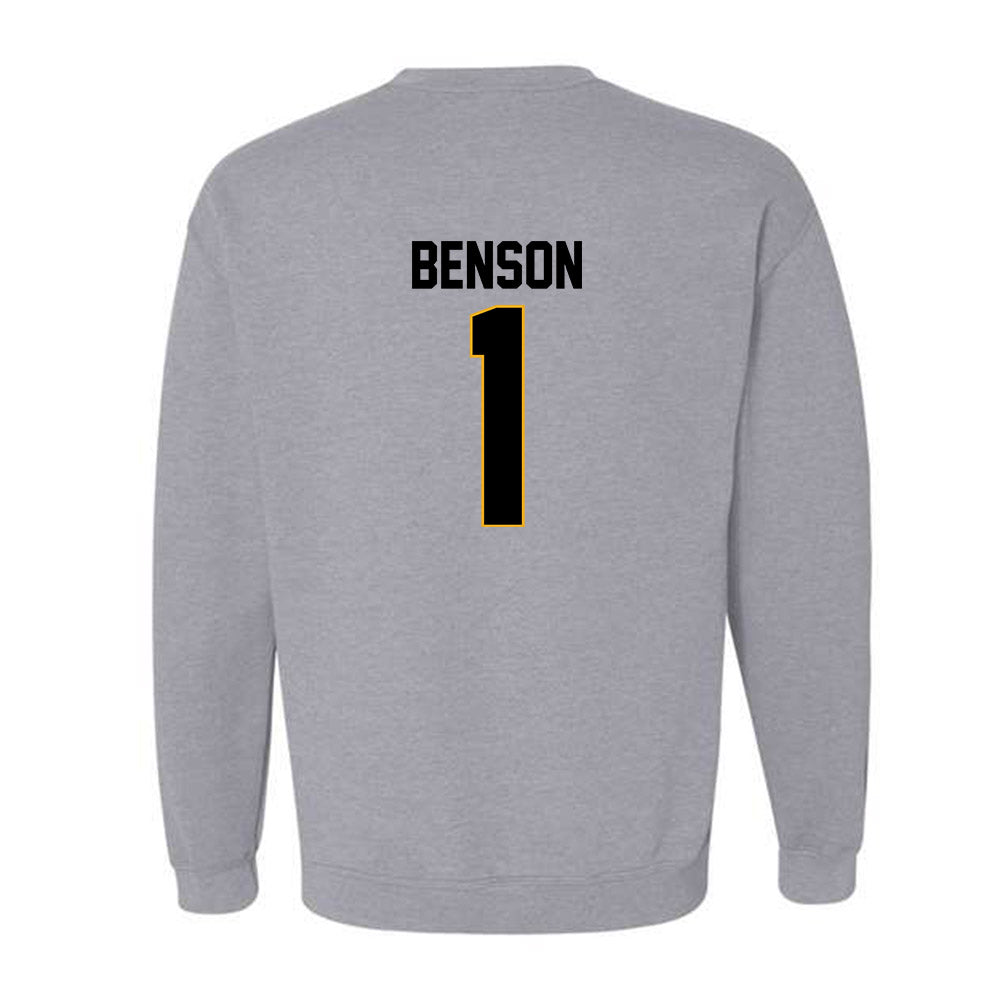 Missouri - NCAA Baseball : Cameron Benson - Classic Shersey Crewneck Sweatshirt-1