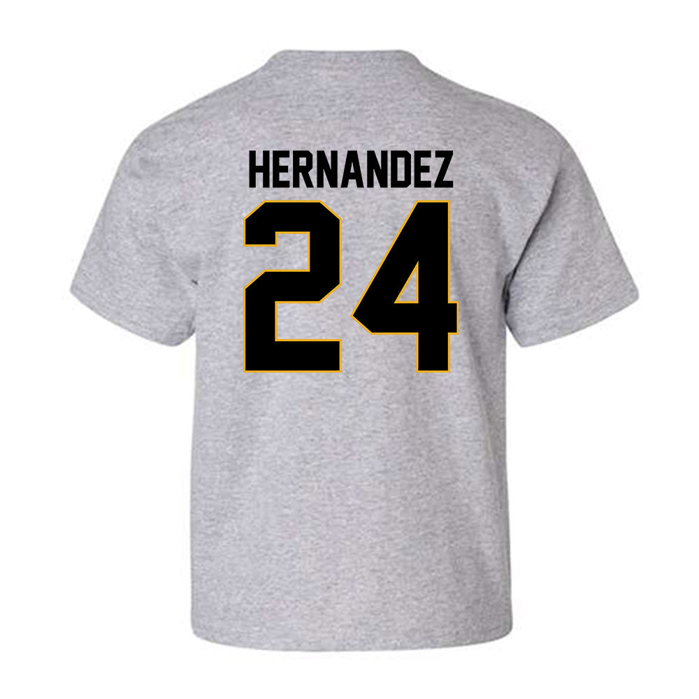 Missouri - NCAA Baseball : Jedier Hernandez - Youth T-Shirt-1