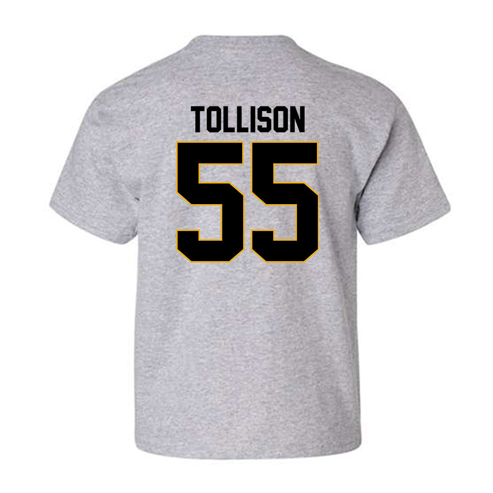 Missouri - NCAA Football : Connor Tollison - Youth T-Shirt-1