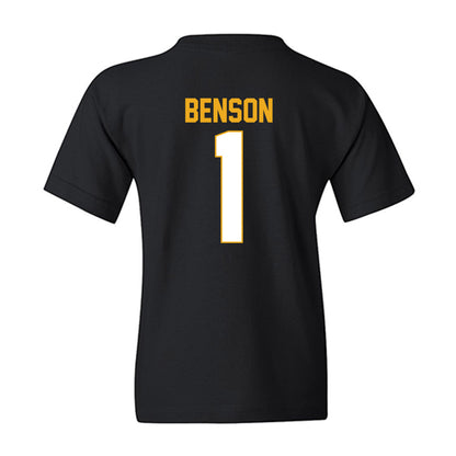 Missouri - NCAA Baseball : Cameron Benson - Youth T-Shirt-1