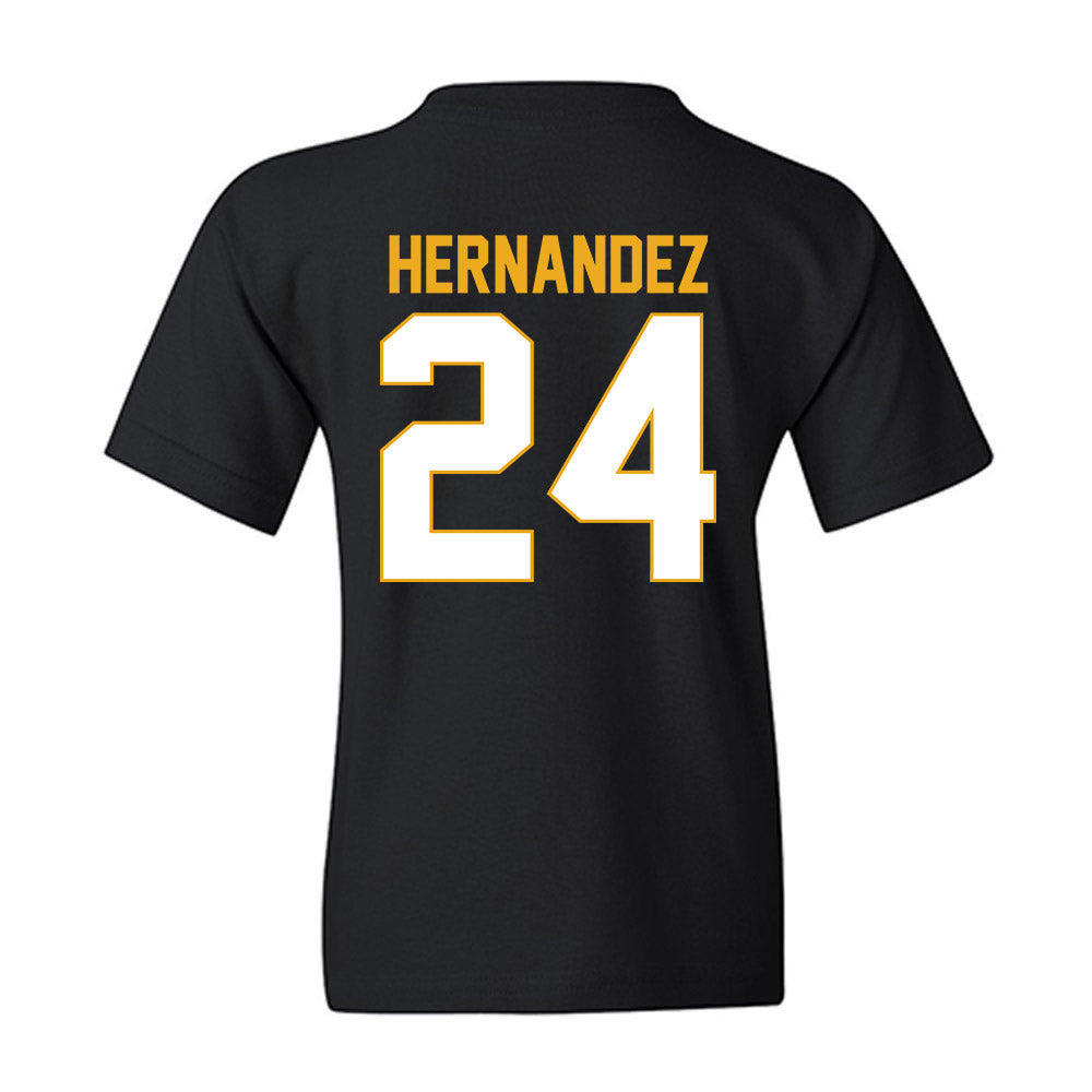 Missouri - NCAA Baseball : Jedier Hernandez - Youth T-Shirt-1