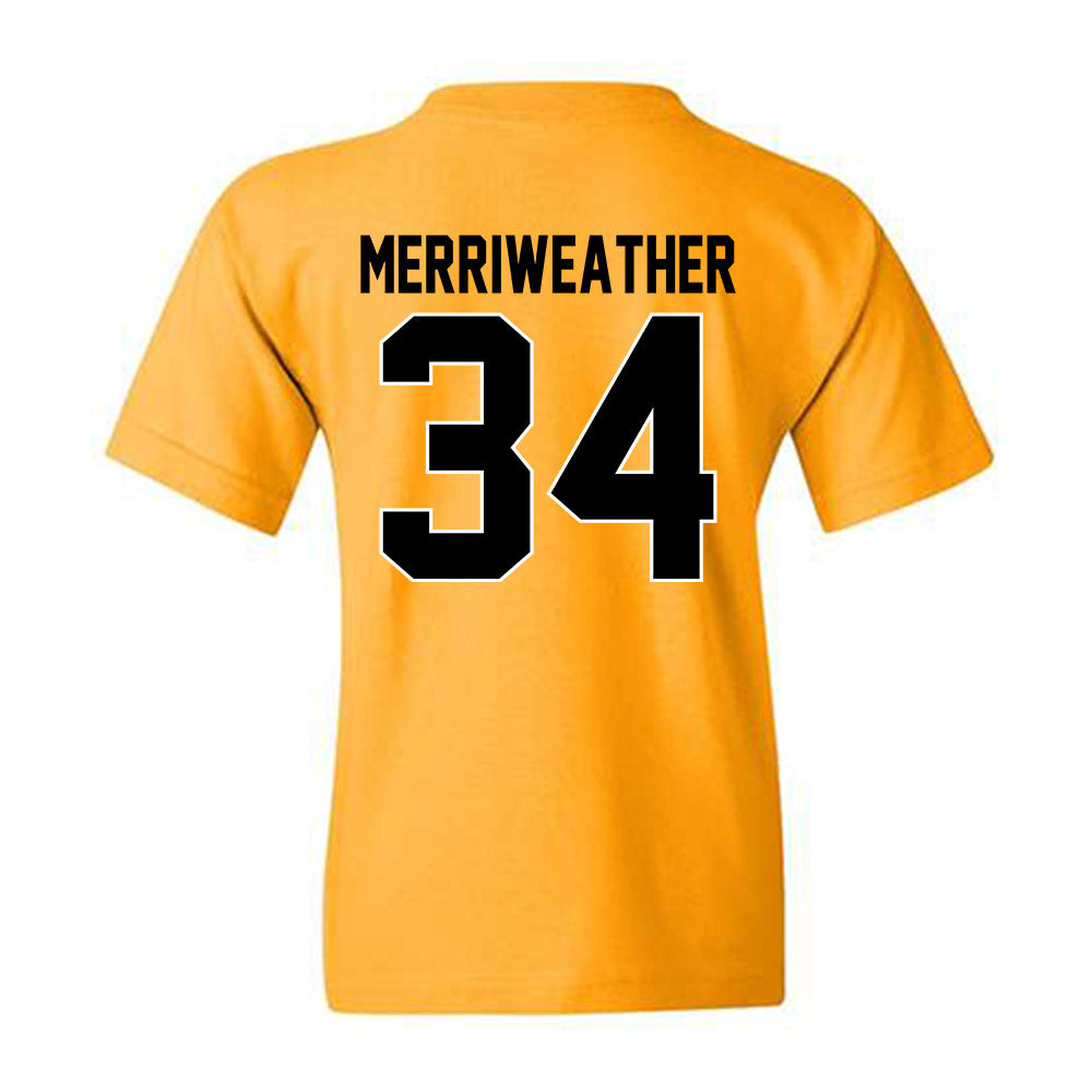 Missouri - NCAA Football : Ricardo Merriweather - Youth T-Shirt-1