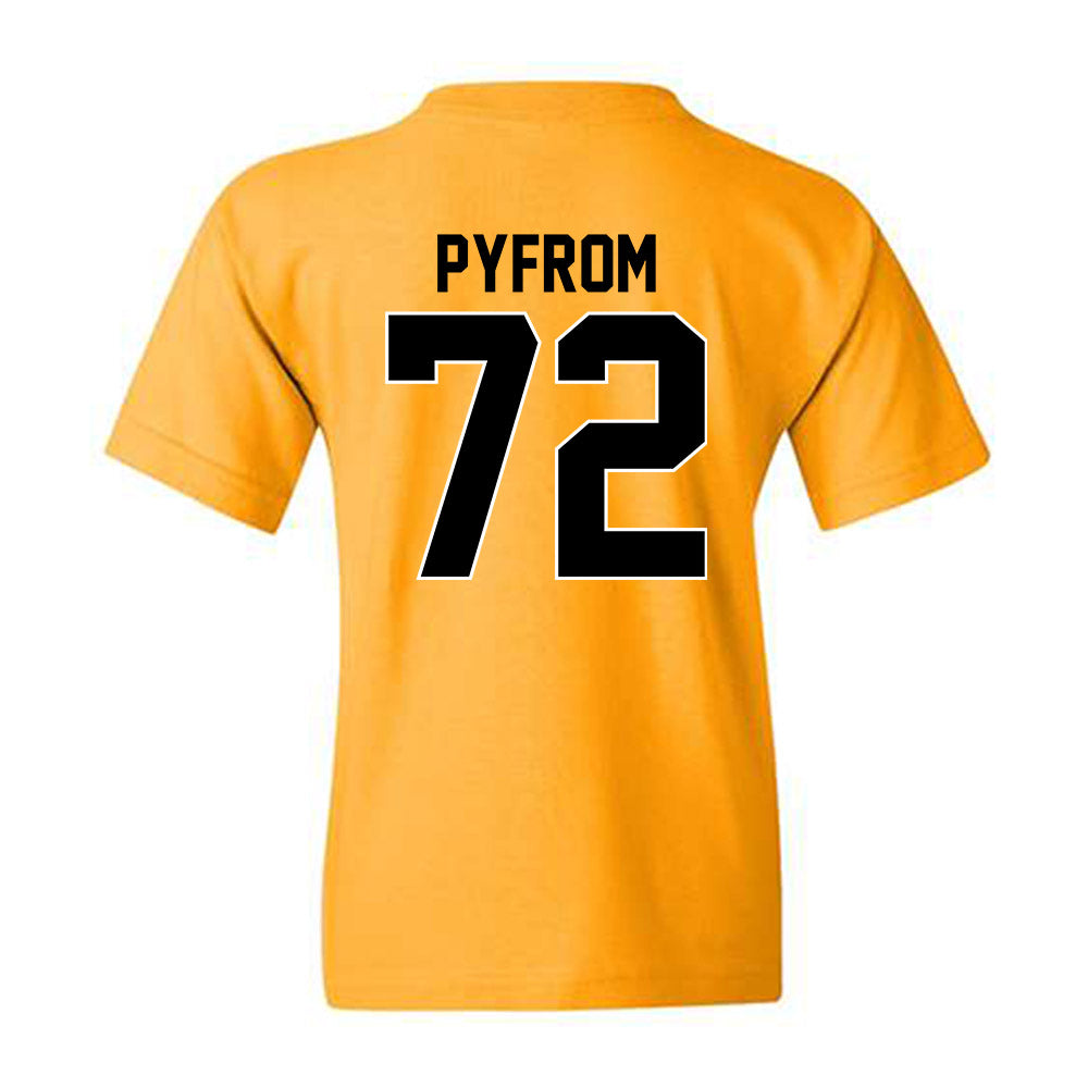 Missouri - NCAA Football : Caleb Pyfrom - Youth T-Shirt-1