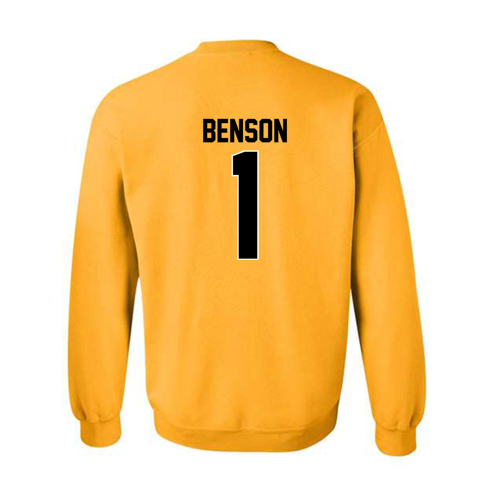 Missouri - NCAA Baseball : Cameron Benson - Crewneck Sweatshirt-1