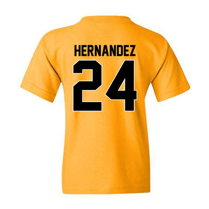 Missouri - NCAA Baseball : Jedier Hernandez - Youth T-Shirt-1