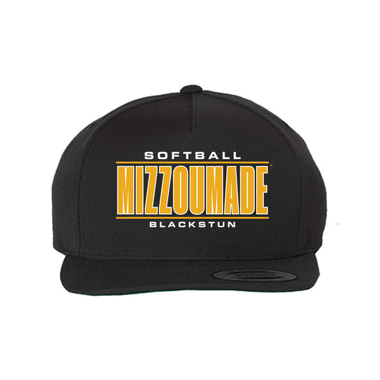 Missouri - NCAA Softball : Danielle Blackstun - Snapback Hat-0