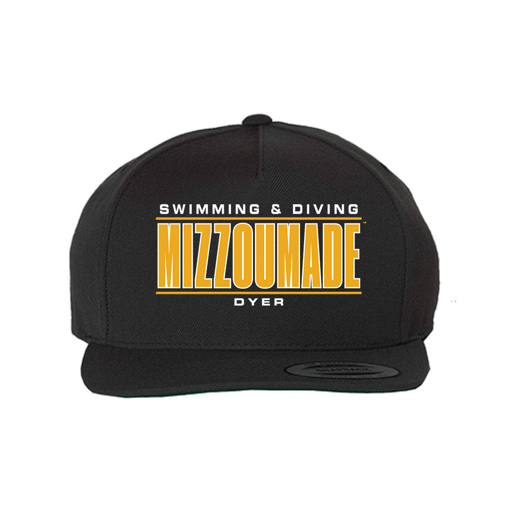 Missouri - NCAA Men's Swimming & Diving : Collier Dyer - Snapback Hat-0