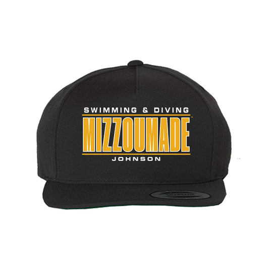 Missouri - NCAA Women's Swimming & Diving : Brady Johnson - Snapback Hat-0