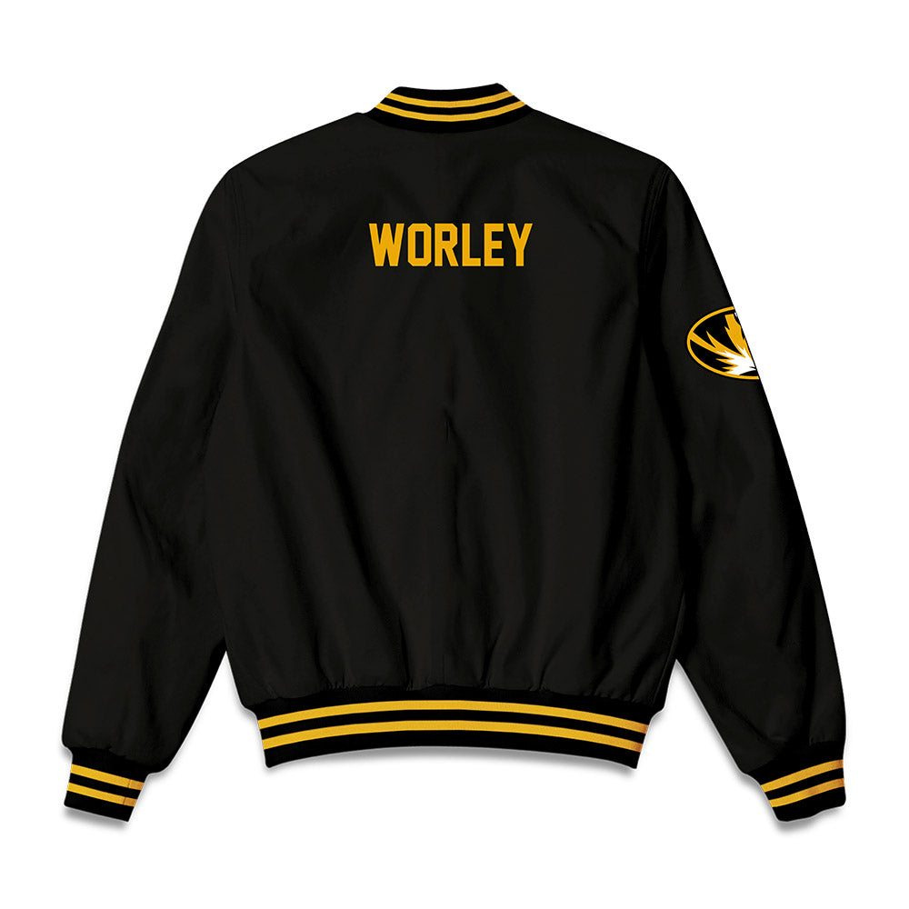 Missouri - NCAA Men's Track & Field : Quentin Worley - Bomber Jacket-1