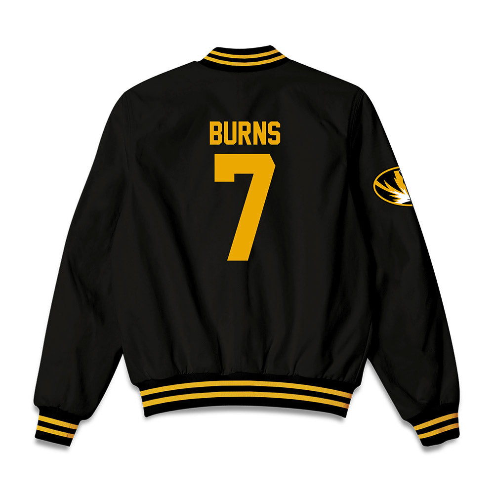 Missouri - NCAA Men's Basketball : Trent Burns - Bomber Jacket-1