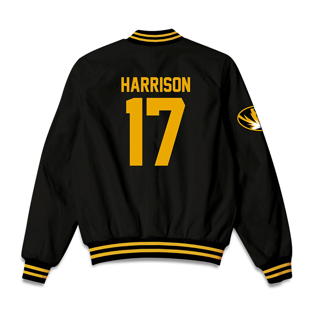 Missouri - NCAA Softball : Cierra Harrison - Bomber Jacket-1