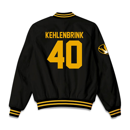 Missouri - NCAA Baseball : Brady Kehlenbrink - Bomber Jacket-1