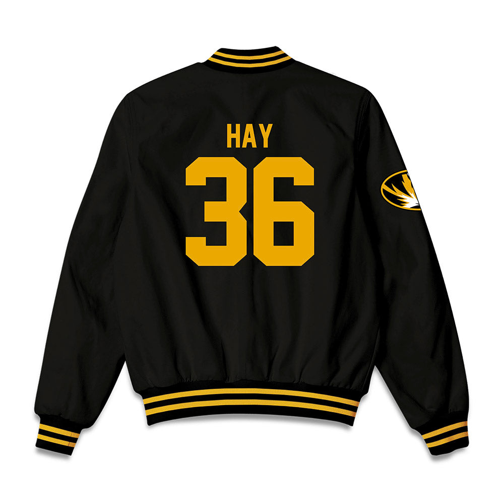 Missouri - NCAA Softball : Abby Hay - Bomber Jacket-1