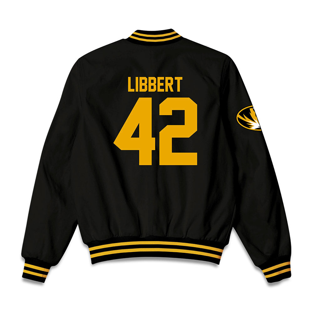 Missouri - NCAA Baseball : Wil Libbert - Bomber Jacket-1