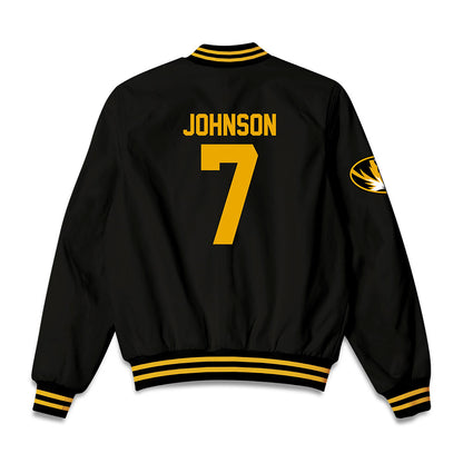 Missouri - NCAA Women's Volleyball : Kimani Johnson - Bomber Jacket-1