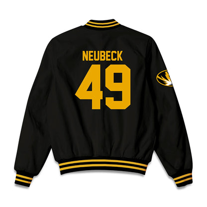 Missouri - NCAA Baseball : Tony Neubeck - Bomber Jacket-1