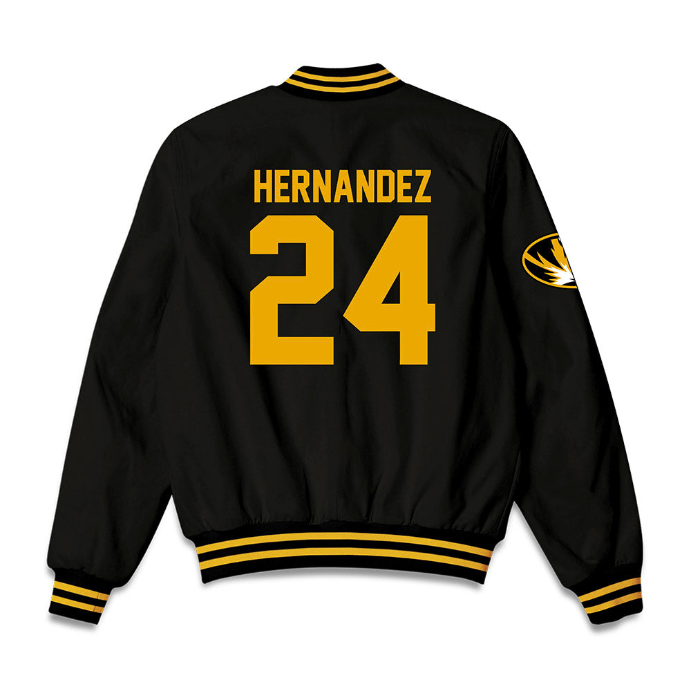 Missouri - NCAA Baseball : Jedier Hernandez - Bomber Jacket-1