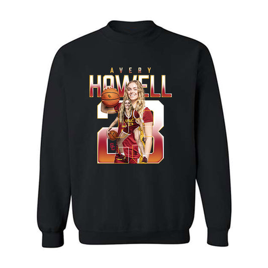 USC - NCAA Women's Basketball : Avery Howell - Player Collage Crewneck Sweatshirt-0