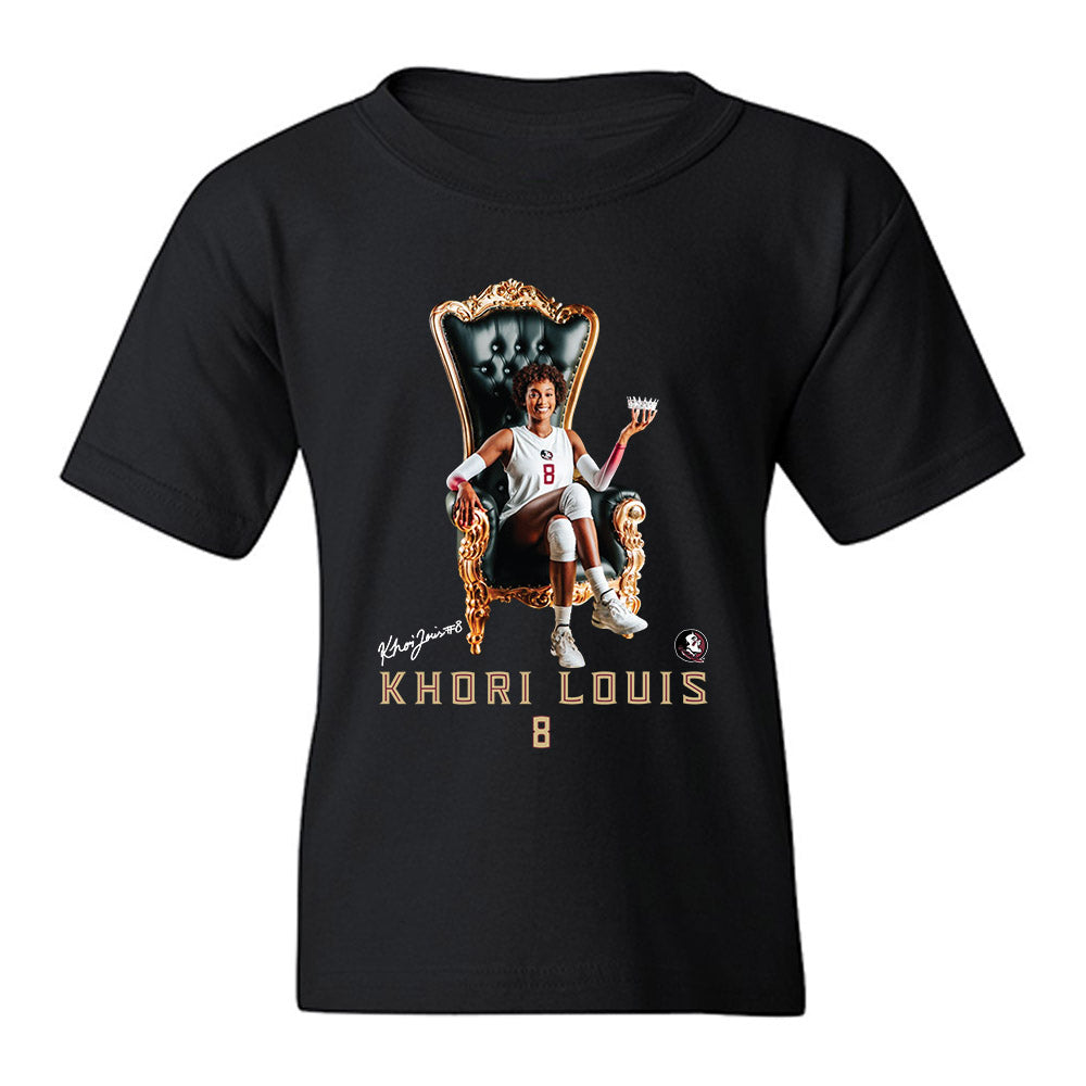 FSU - NCAA Women's Volleyball : Khori Louis - Youth T-Shirt-0