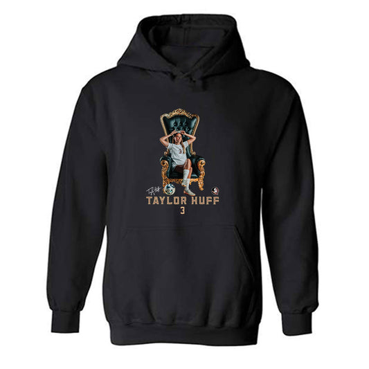 FSU - NCAA Women's Soccer : Taylor Huff - Queen Apparel Hooded Sweatshirt-0