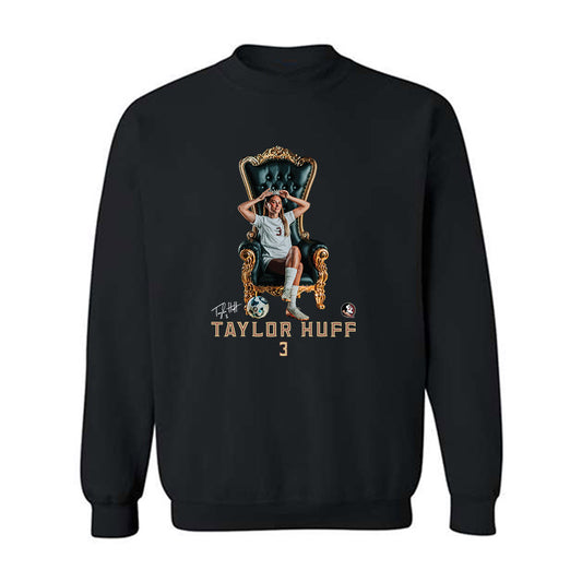 FSU - NCAA Women's Soccer : Taylor Huff - Queen Apparel Crewneck Sweatshirt-0