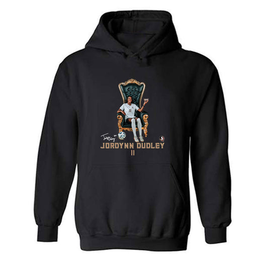 FSU - NCAA Women's Soccer : Jordynn Dudley - Queen Apparel Hooded Sweatshirt-0