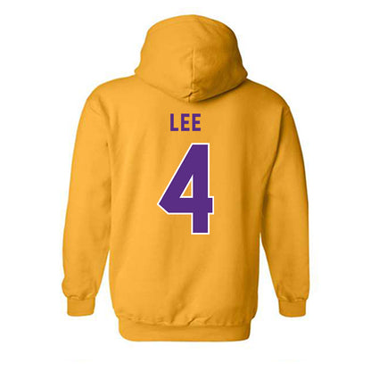 LSU - NCAA Women's Volleyball : Angie Lee - Classic Shersey Hooded Sweatshirt-1