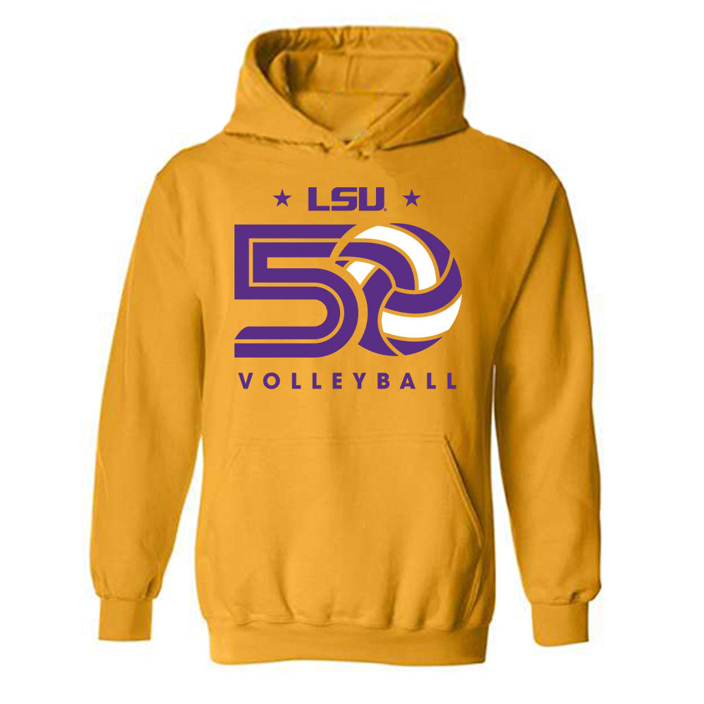 LSU - NCAA Women's Volleyball : Laurel Cassidy - Classic Shersey Hooded Sweatshirt-0