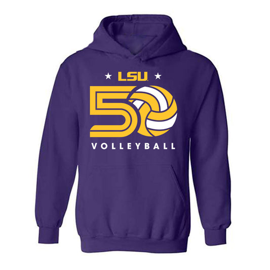 LSU - NCAA Women's Volleyball : Paige Flickinger - Classic Shersey Hooded Sweatshirt-0
