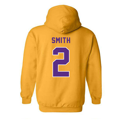 LSU - NCAA Women's Volleyball : Tireh Smith - Classic Shersey Hooded Sweatshirt-1