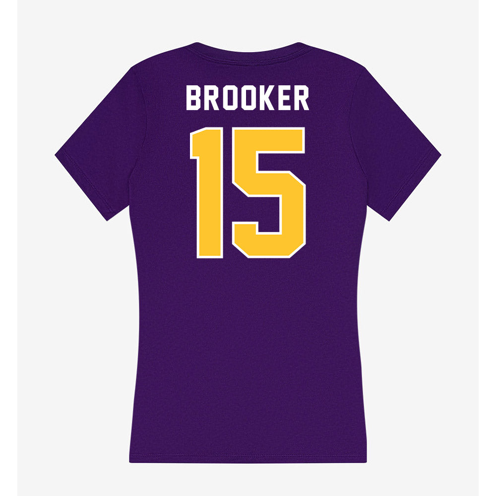LSU - NCAA Women's Volleyball : Lauren Brooker - Women's V-Neck T-Shirt-1