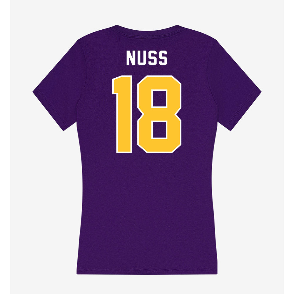 LSU - NCAA Women's Volleyball : Remi Nuss - Women's V-Neck T-Shirt-1
