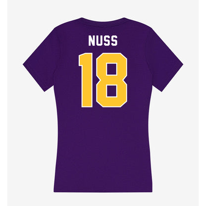 LSU - NCAA Women's Volleyball : Remi Nuss - Women's V-Neck T-Shirt-1