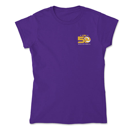 LSU - NCAA Women's Volleyball : Angie Lee - Soft Style Women’s T-Shirt-0